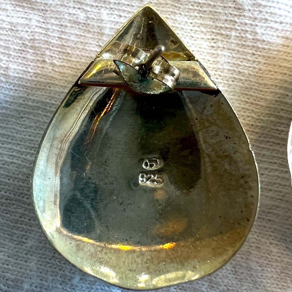 MEXICAN SILVER EARRINGS FROM TAXCO